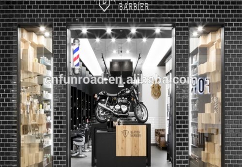 Retail Hair Salon Display Cabinet for Barber Shop Interior Decoration