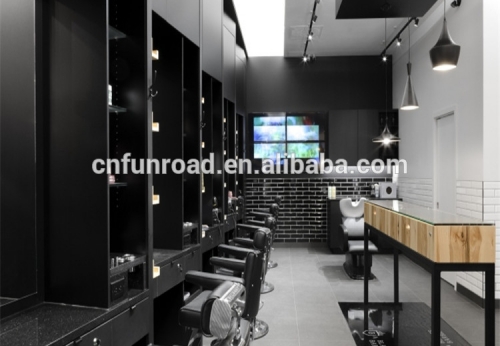 Retail Hair Salon Display Cabinet for Barber Shop Interior Decoration