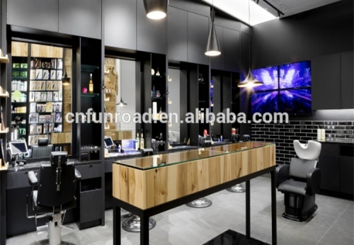 Retail Hair Salon Display Cabinet for Barber Shop Interior Decoration