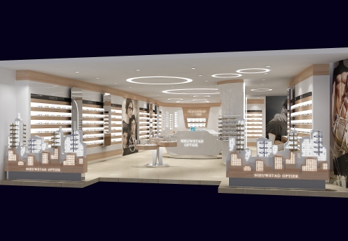 New Optical Ark Showcase for Optical Store Interior Design