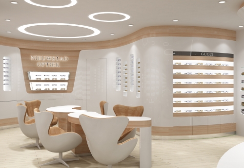 New Optical Ark Showcase for Optical Store Interior Design