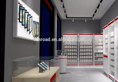 High quality customized cellphone retail store showcase