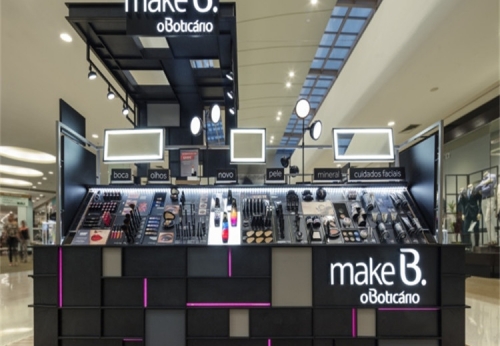2019 Quality Makeup Shop Counter Top Display / Cosmetic Store Design for Shop 