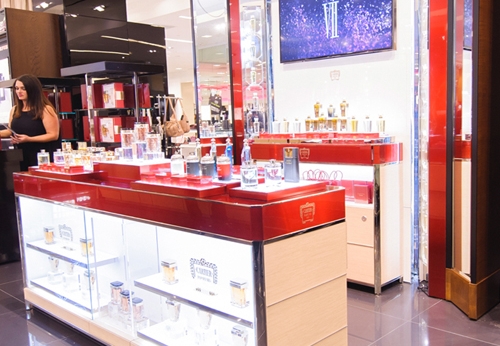 Custom Cosmetic Showcase for Cartier Shop