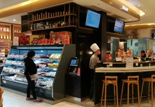 2019 Promotional Food & Beverage Kiosk for Shopping Mall Design