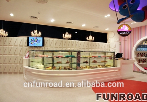 Custom Display Kiosk for Candy Store Interior Design