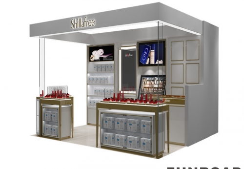 Custom Luxury Brand  Cosmetic Kiosk Design