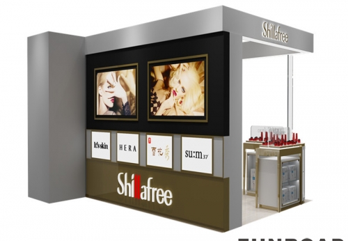 Luxury Brand Shop Interior Design for Cosmetic Display Showcase