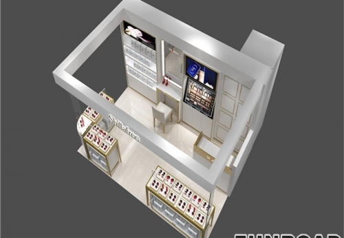 Custom Luxury Brand  Cosmetic Kiosk Design