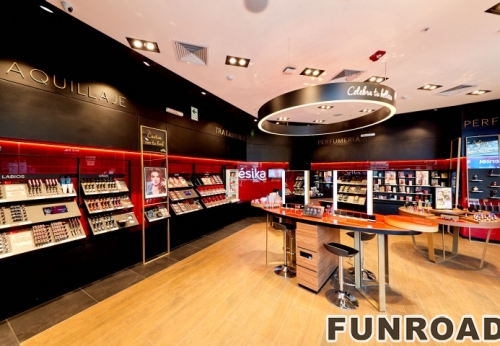 Retail Cosmetic Showcase for Makeup Store Interior Design