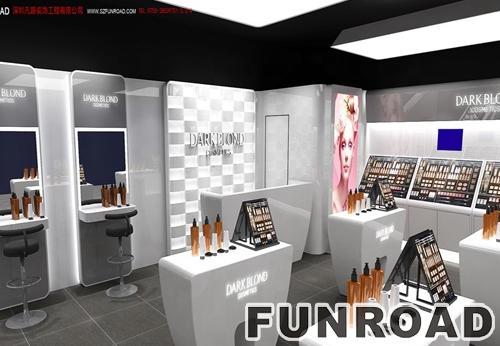 Factory Wholesale Wooden Cosmetic Showcase 
