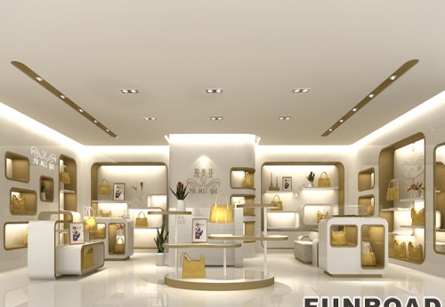 Luxury Custom Handbag Display Cabinet for Brand Store Decor