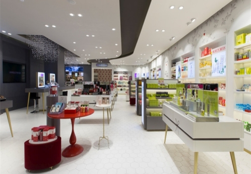 FR-CS-153 Modern Custom Cosmetic Showcase for Shop Interior Design