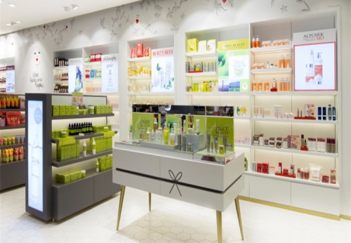 FR-CS-153 Modern Custom Cosmetic Showcase for Shop Interior Design