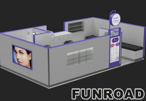 Customized Cosmetic kiosk for Beauty Shop Interior Design