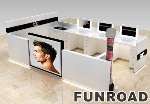 Custom Design Luxury Makeup Kiosk Mall