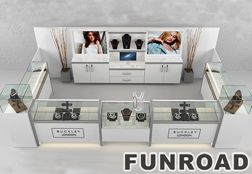 Luxury Jewelry Showcase Kiosk for Shop Furniture or Jewelry Showroom