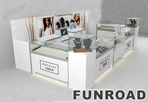 Luxury Jewelry Showcase Kiosk for Shop Furniture or Jewelry Showroom