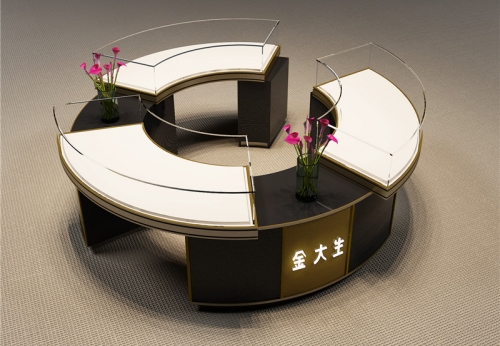Jewellery Shop Counters Showroom Cabinets Display Kiosk for Store