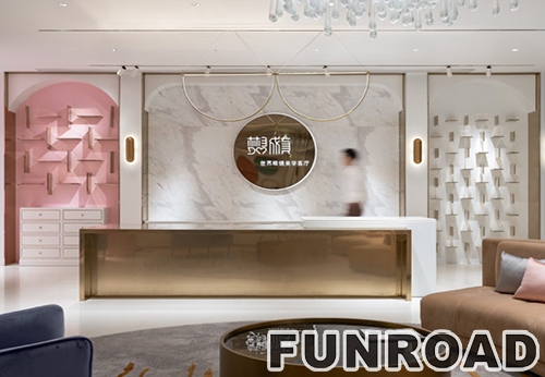 Sunglasses shop interior design luxury sunglasses brand display counter and metal display cabinet