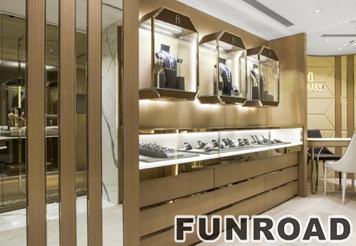 Customized High-end Jewelry Display Cabinets for Retail Jewelry Shop