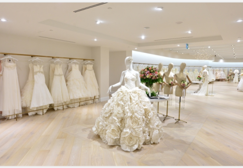 Retail Clothing Display Cabinet for Fancy Wedding Dress Store Furniture