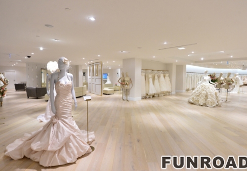 Retail Clothing Display Cabinet for Fancy Wedding Dress Store Furniture