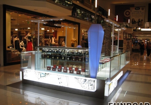 Fashionable Used Jewelry Kiosk Showcase Jewellery Shop Furniture for mall 