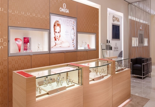 modern jewelry exhibition furniture glass showcase designs for mall 