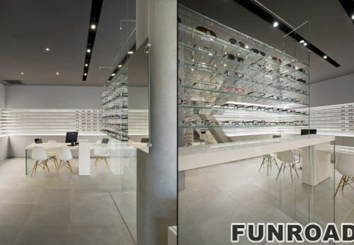 Whole Optical Shop Interior Design Sunglass Display Rack 