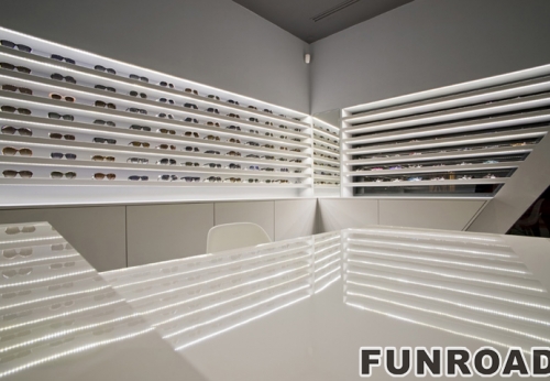 Whole Optical Shop Interior Design Sunglass Display Rack 