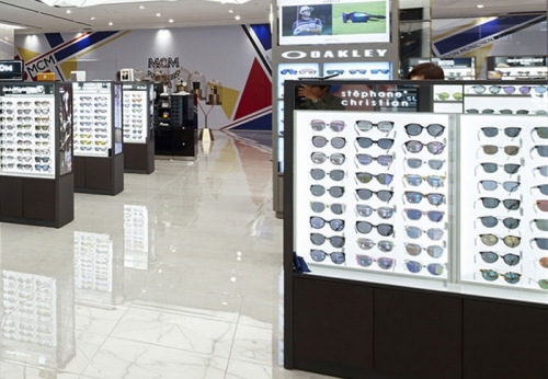 FR-SG-239 high end optical furniture interior design shop counter display 