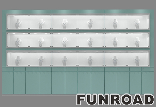 Custom Exquisite Jewelry Counter DIsplay Showcase