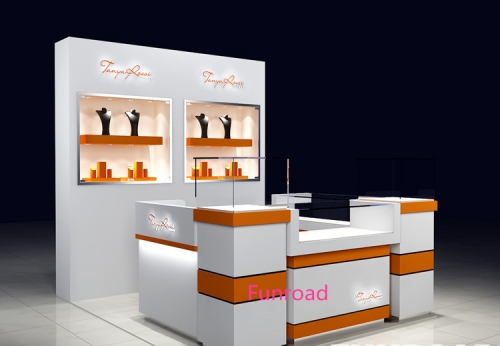 OEM Mall Jewelry Kiosk Design For Jewelry Store