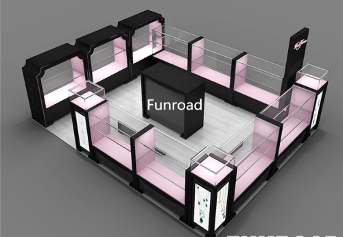 Factory Assembled Jewelry kiosk in mall 