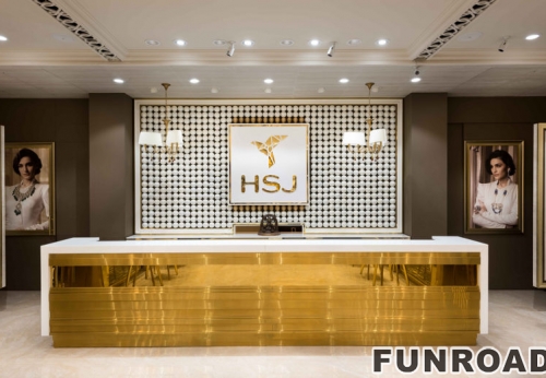 Exquisite Jewelry Shop Display Counters Design