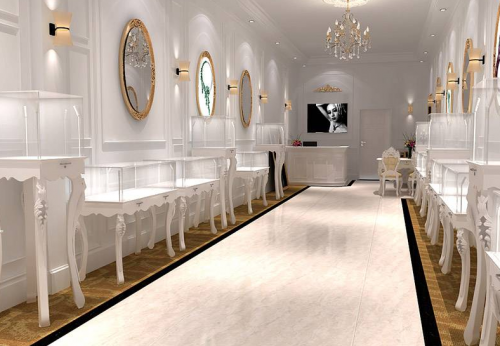 Luxurious Jewelry Shop Interior Design 