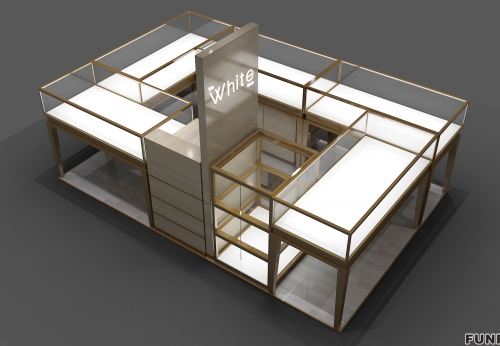 Luxury Mall Jewelry kiosk Design 