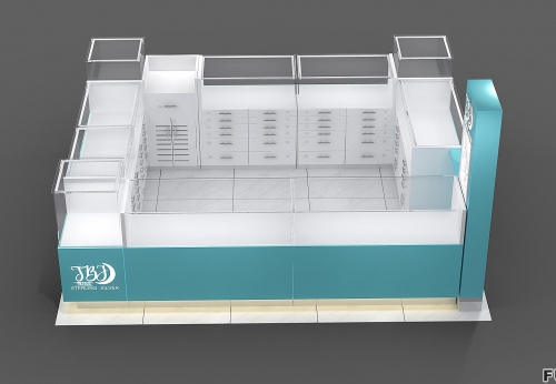 Factory  custom mall jewelry kiosk design