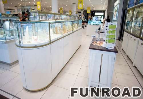 Modern Design Jewelry Shop Counter Showcase For Sale