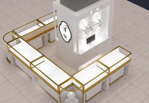 Durable Sophisticated Mall Jewelry Kiosk