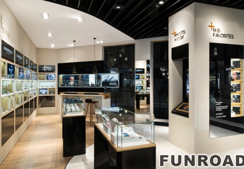 Unique Interior design for watch showcase 