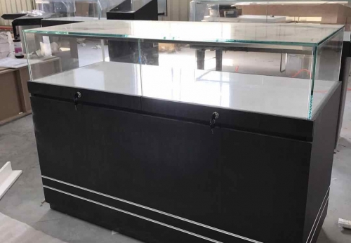 Black Jewelry Display Showcases