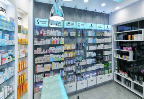 China Pharmacy Equipment Manufacturer Factory Direct Medical Shop Racks Shelves