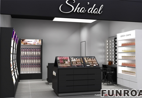 Custom Commercial Cosmetic Showcase Furniture