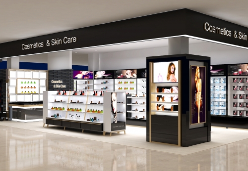 Factory Custom Modern Luxury Cosmetic Store Design