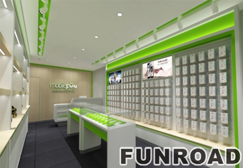 Fresh design whole shop electronic shop display furniture phone accessories shop display fitting 