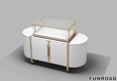 Customized Luxury jewelry display cabinet New Design Jewelry Showcase 