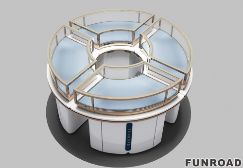 Jewelry Counter Round Design Jewelry Kiosk For Jewelry Shop Interior Showcase 