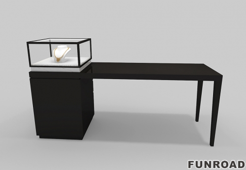 Jewelry Display Tower With Negotiating Table For Jewelry Shop Furniture